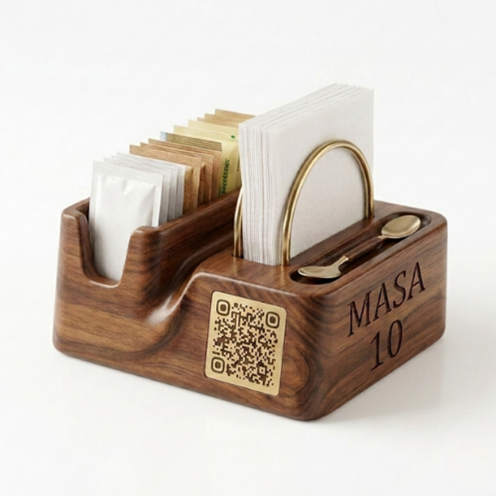Metal QR Kod Menü (5'li Paket)